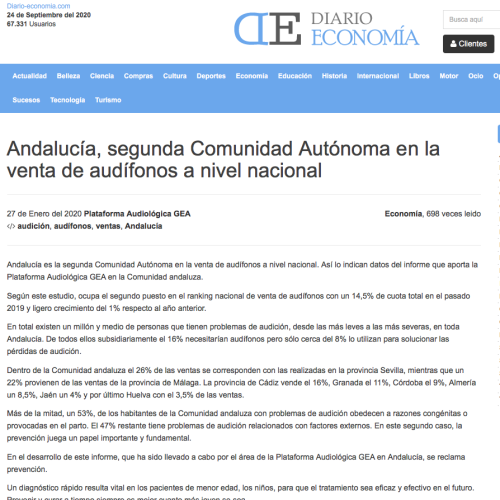 Andalucía en Diario Economía