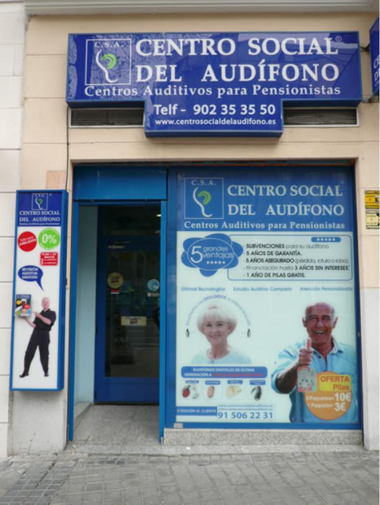 Audfonos en MADRID, Centro Social del Audfono / Paseo Acacias / CLINISORD Acacias