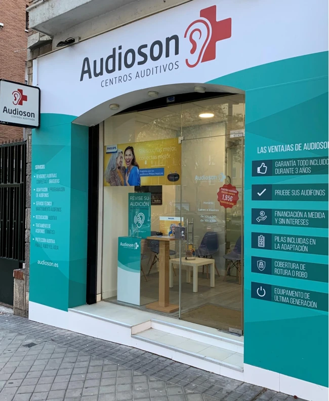 Audífonos en MADRID, Centro Audioson Fco. De Sales Audífonos en MADRID, Centro Audioson Fco. De Sales