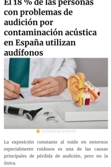 Contaminacion acustica y el uso de audifonos en España Contaminacion acustica y el uso de audifonos en España