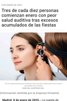 Lanzamiento Guía del Audífono en Europa Press Lanzamiento Guía del Audífono en Europa Press