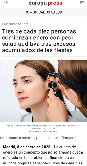 Lanzamiento Gua del Audfono en Europa Press