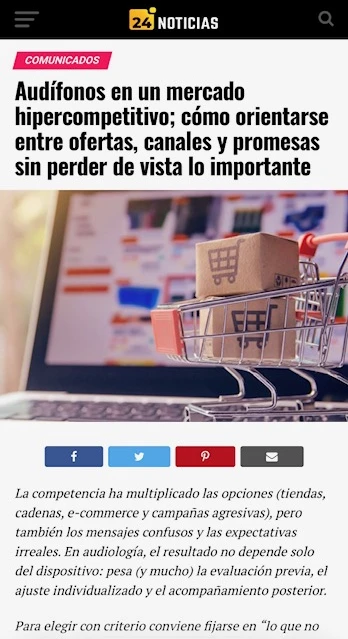 Audifonos en un mercado hipercompetitivo