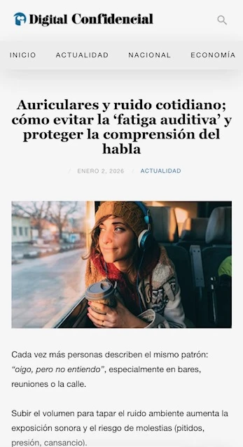 Auriculares y ruido cotidiano como evitar la fatiga auditiva