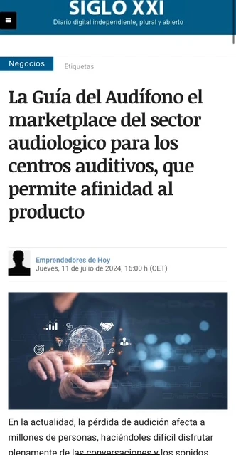 Gua del Audfono el comparador y buscador en el confidencial