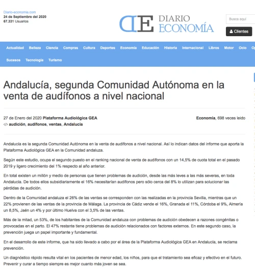 Andaluca en Diario Economa