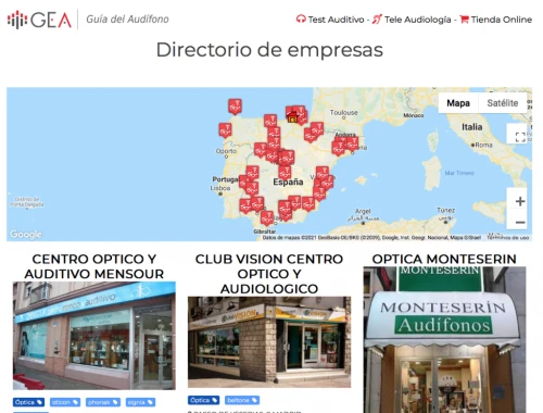 La Gua del Audfono: un directorio para encontrar clnicas y pticas audiolgicas