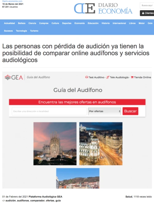 Lanzamiento Guía del Audífono en Diario Economía Lanzamiento Guía del Audífono en Diario Economía